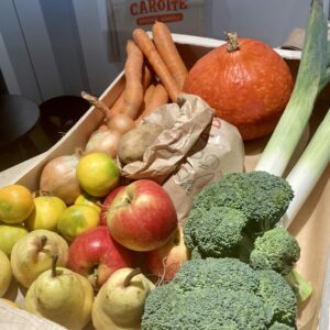 Panier moyen de fruits et légumes